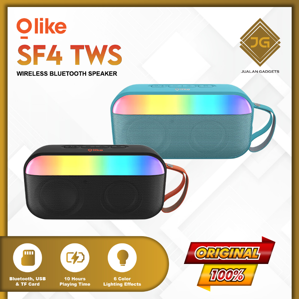 Olike SF4 Wireless TWS Speaker Bluetooth Portable Garansi Resmi