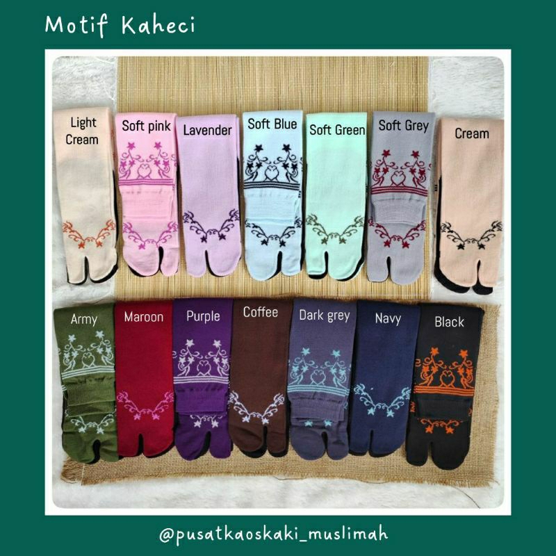 KAOS KAKI JEMPOL MOTIF KAHECI