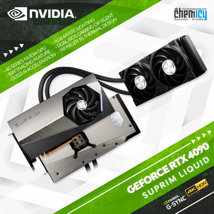 MSI Nvidia GeForce RTX 4090 Suprim Liquid 24G