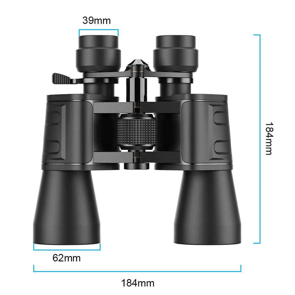 APEXEL Teropong Binoculars High Power Outdoor Hunting 10-30x50 - APL-PB10-30X50 - Black