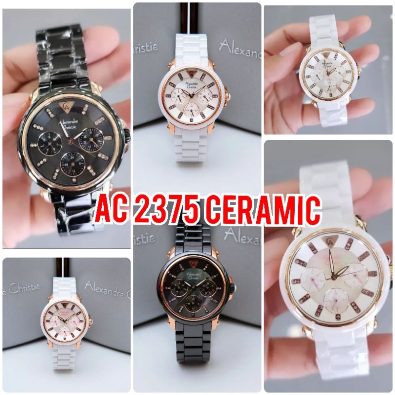 BARU ALEXANDRE CHRISTIE WANITA  CERAMIC AC2375 | AC 2375 KERAMIK ORIGINAL