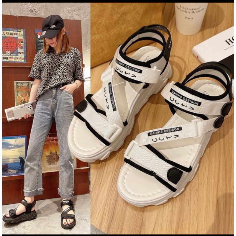 SANDAL  GUNUNG WANITA WEDGES HAK TINGGI B10 TERBARU