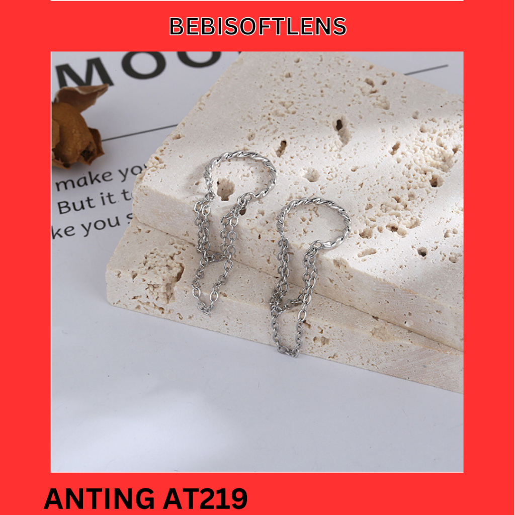 Anting AT219 Tembaga Lapis S925 , Jepit Tulang Telinga Unik Lucu Keren Fashion Wanita / Tidak usah Tindik /Deluna / BB