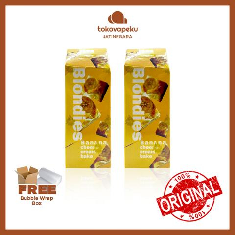 BLONDIES V2 BANANA CHEESE CREAM BAKE BLONDIES 60ML ORI by IDJ