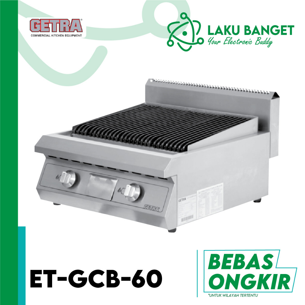 GETRA GAS CHAR BROILER ET-GCB60 / ET GCB 60 / ETGCB60