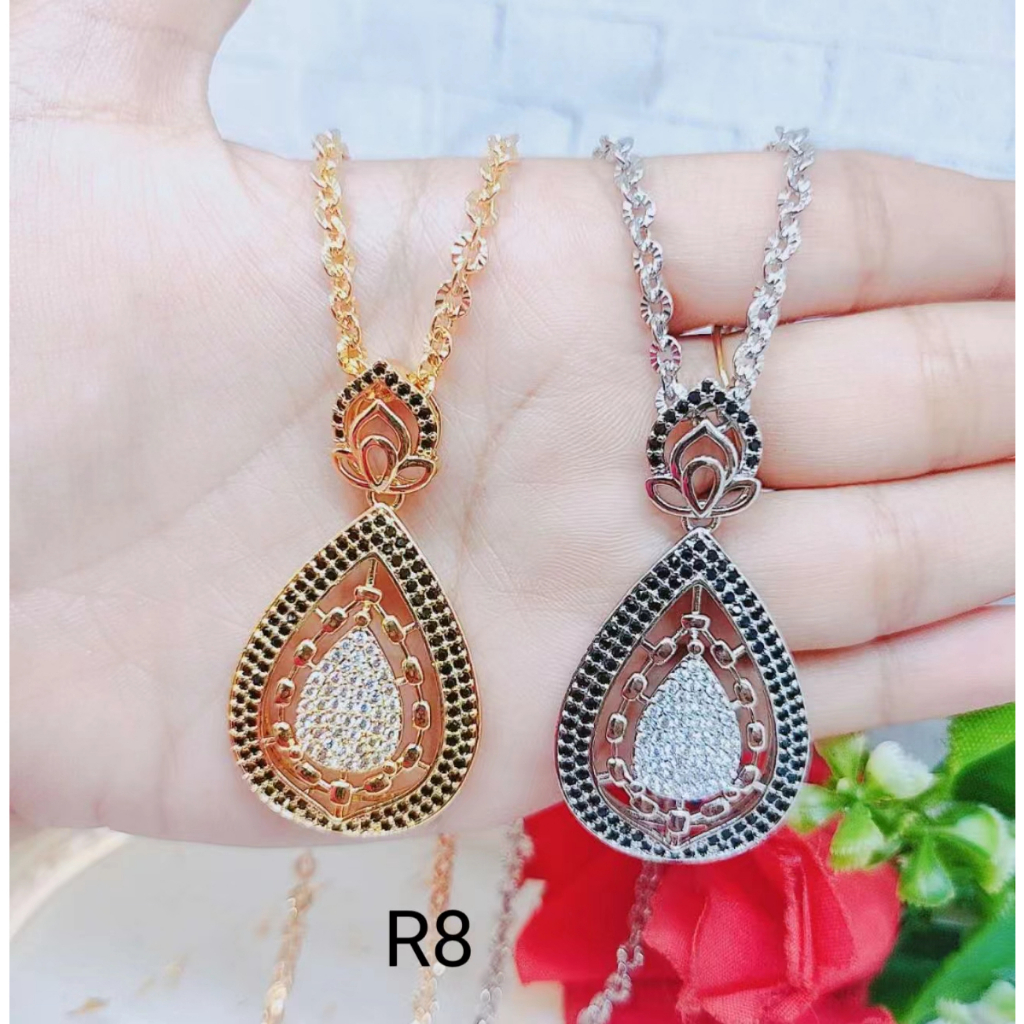 Kalung Xuping Mata Full Lapis Emas Perhiasan Fashion R5/R6/R7/R8