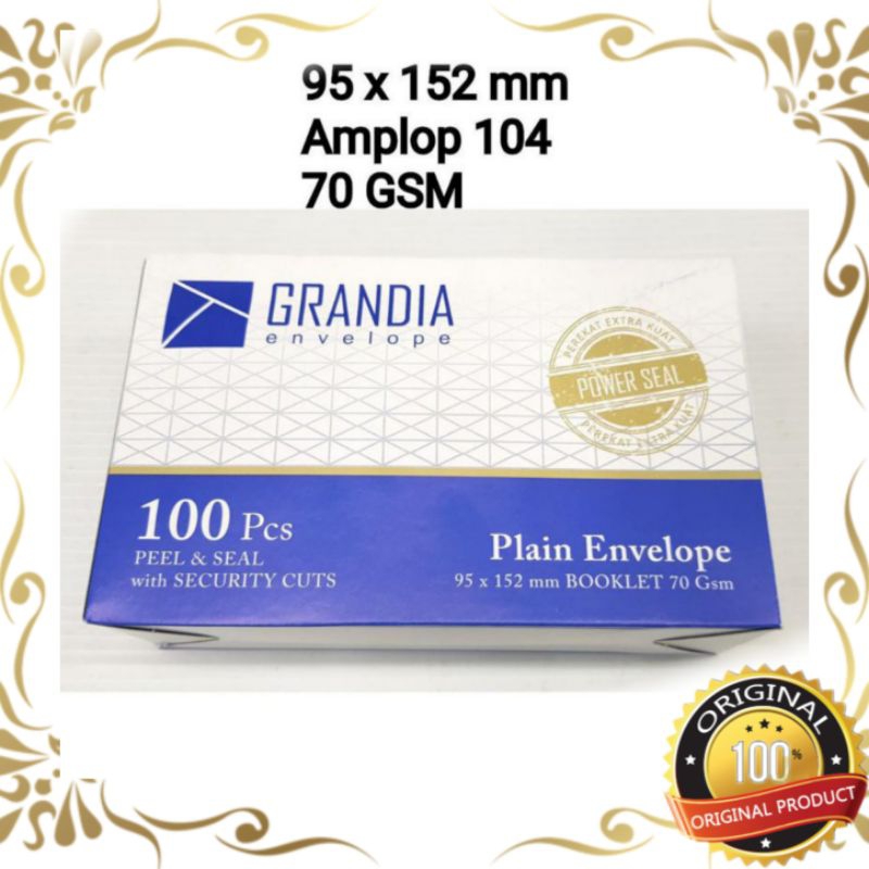 

amplop grandia isi 100.lembar