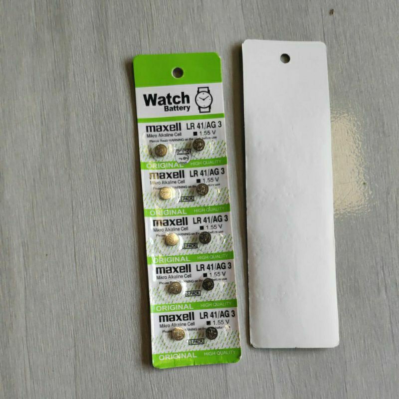 Baterai Kancing Serbaguna ( 2pcs ) Battery LR 41 / AG 3  Batrai hight Quality batre jam tangan termometer korek telingga led