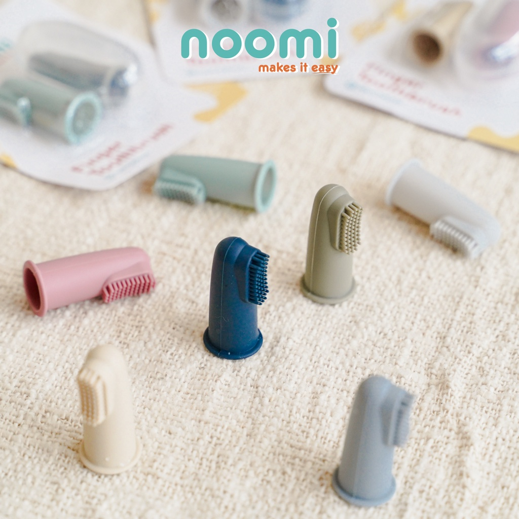 Noomi - Silicone Finger ToothBrush - Pembersih Lidah / Pembersih Gigi Silikon Anak / Bayi