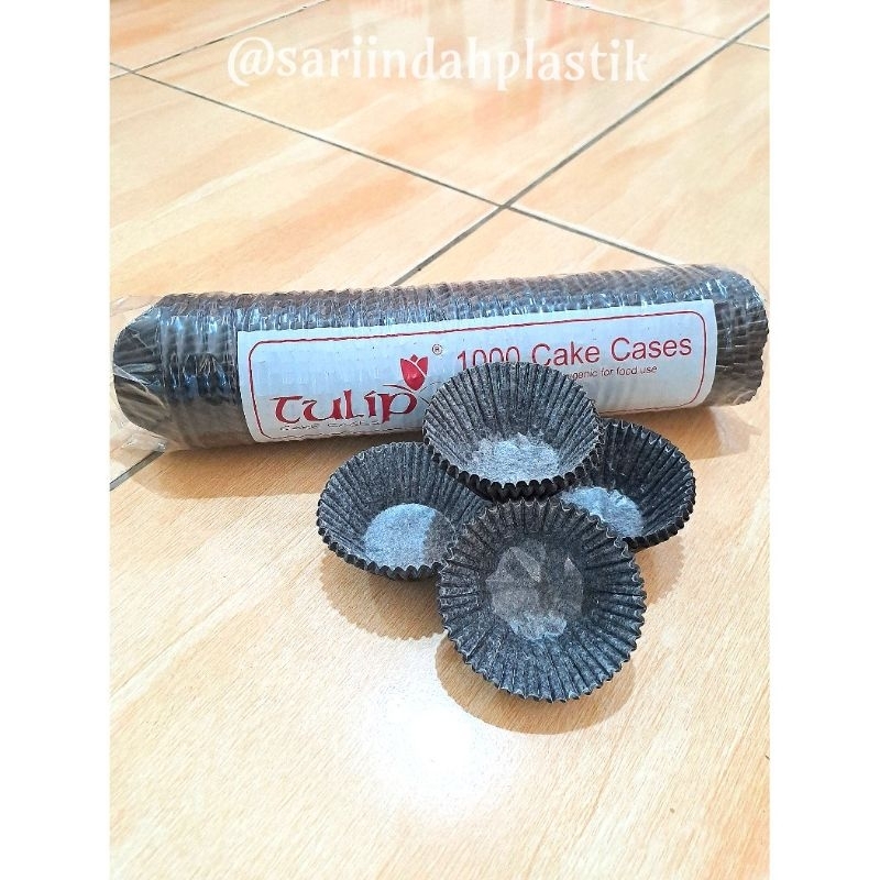 

Cup Cake Polos Hitam 95mm
