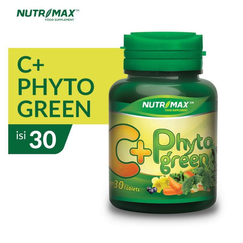 NUTRIMAX FOOD SUPPLEMENT C+ PHYTO GREEN ISI 30 KAPSUL