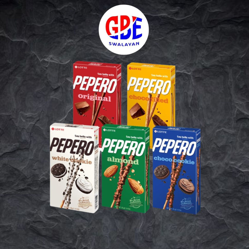 

LOTTE PEPERO STICK | Crunky | Almond | Choco Cookie 32 GRAM ALL VARIANT