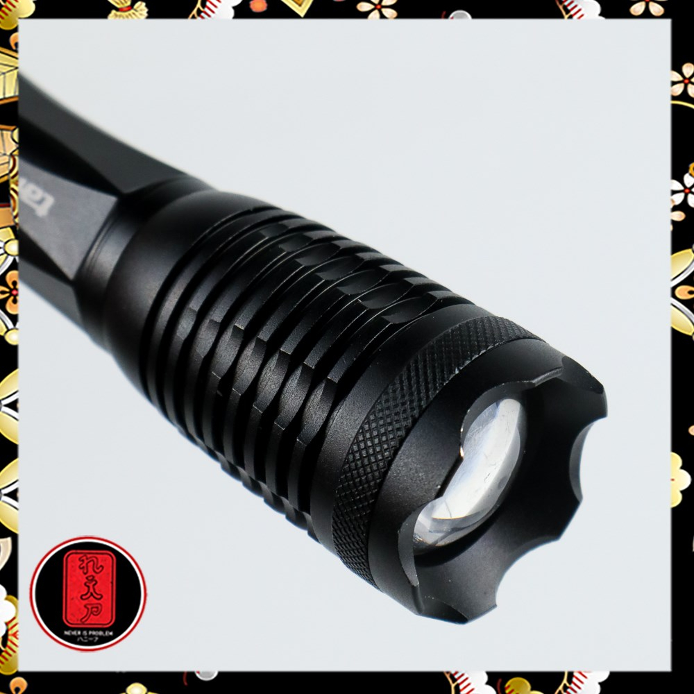 TaffLED Senter LED Tactical Cree XM-L T6 8000 Lumens - F18 - Black