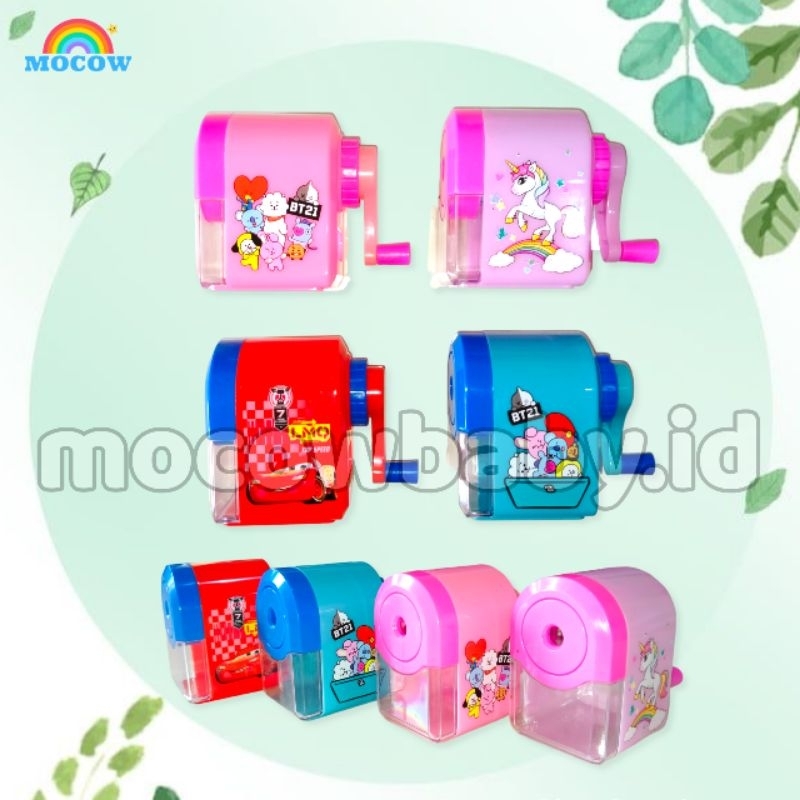 

serutan meja karakter / orotan pensil / orotan putar