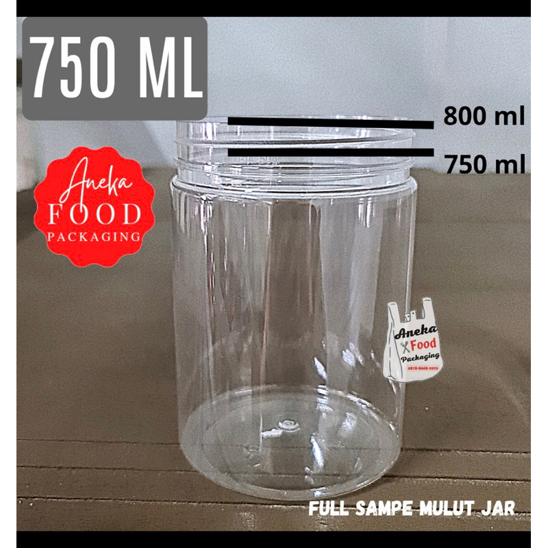 Toples Tabung 750 ml / Toples Plastik 750 ml