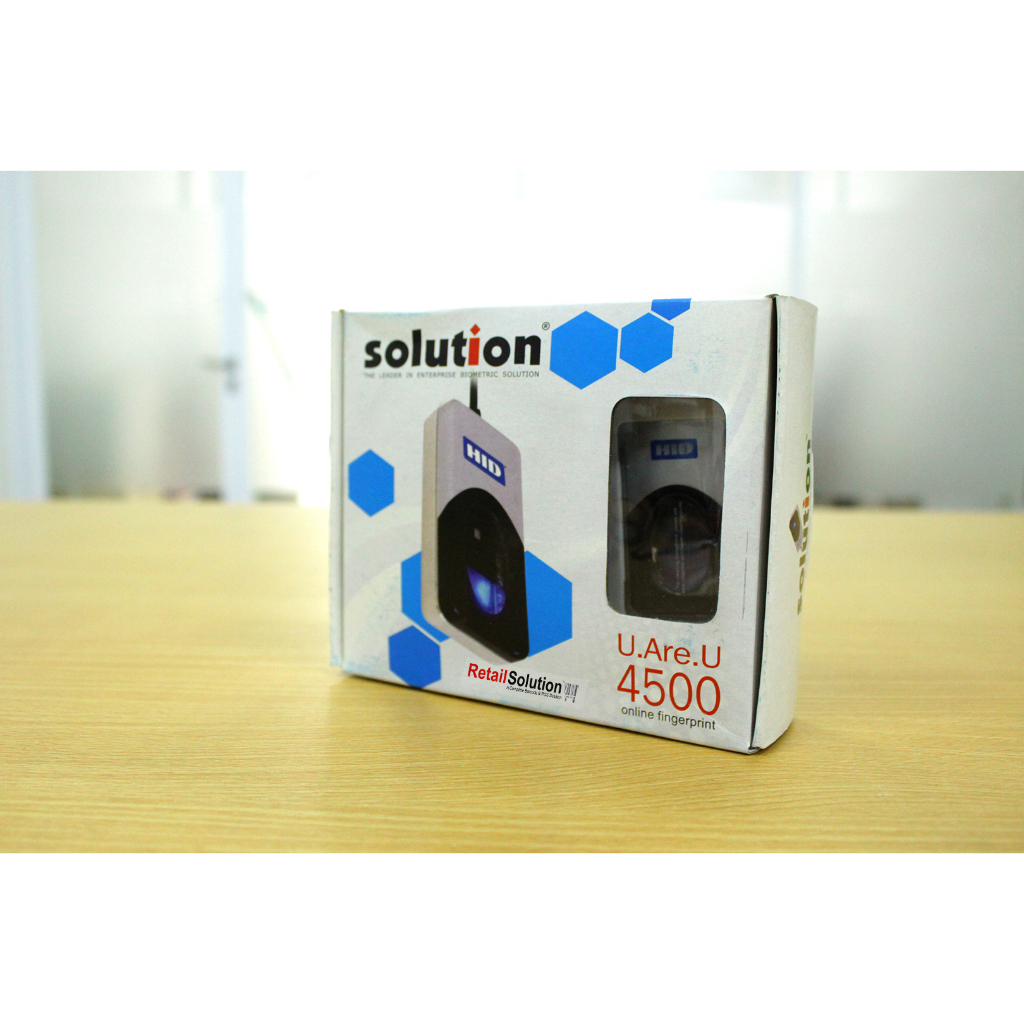 Mesin Sidik Jari Fingerprint USB - Solution U ARE U 4500 + Software