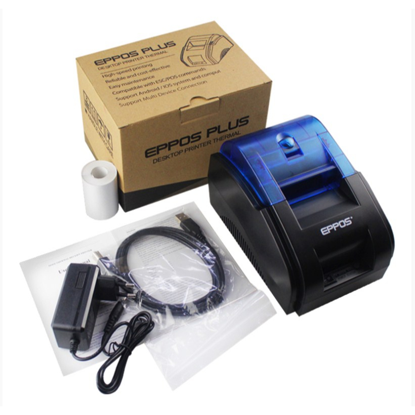 TERMURAH Printer Thermal EPPOS PLUS 58mm EP58PLUS- USB BLUETOOTH [M-BL]