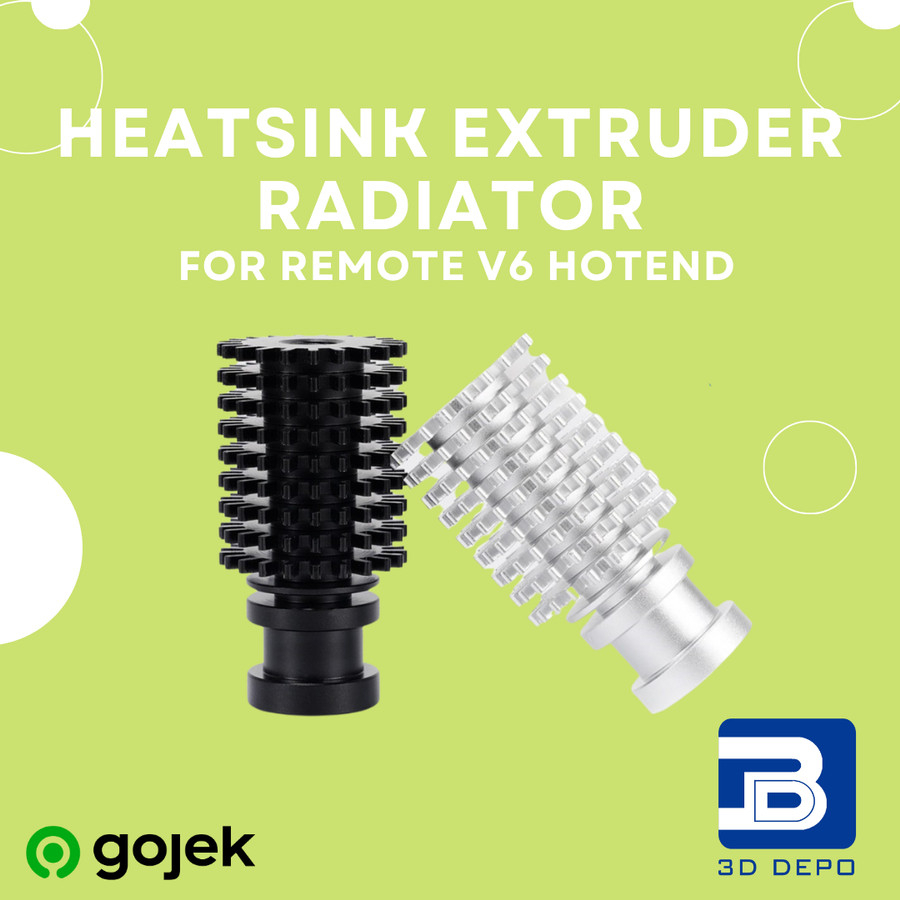 New Upgraded Heatsink Extruder Radiator For Remote V6 Hotend