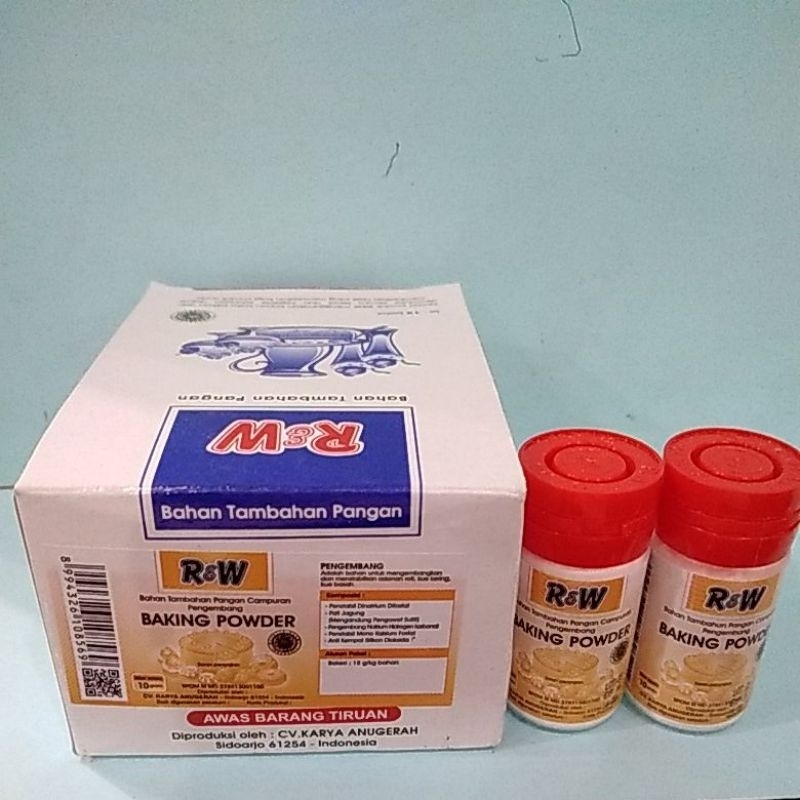 

R&W BAKING POWDER 10 GR (BOTOL)