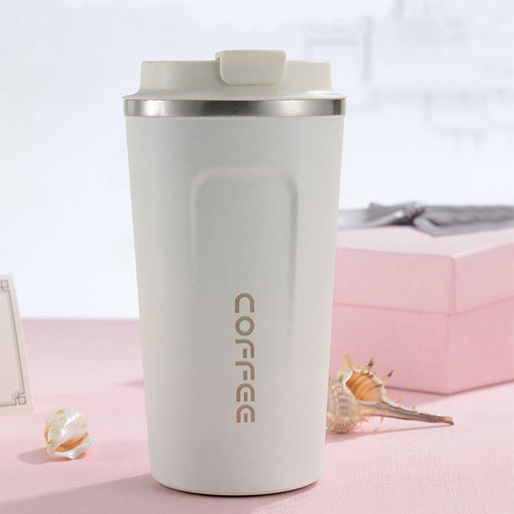 COD TRAVEL MUG TERMOS KOPI BOTOL AIR MINUM/TAHAN PANAS DAN DINGIN 500ML/DAPAT STIKER 3D