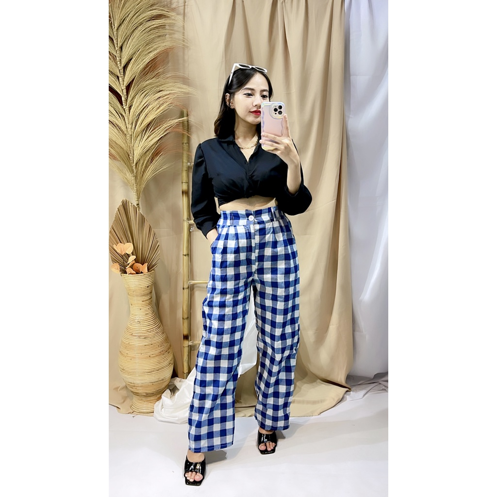 KULOT MOMO PANTS / CELANA TARTAN