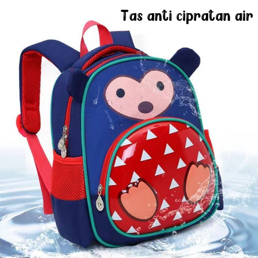 [M.Toys] Tas Ransel Anak Sekolah Karakter Imut dan Lucu Timbul 6D Buat Paud Sampai TK Kualitas Import Premium -M0233