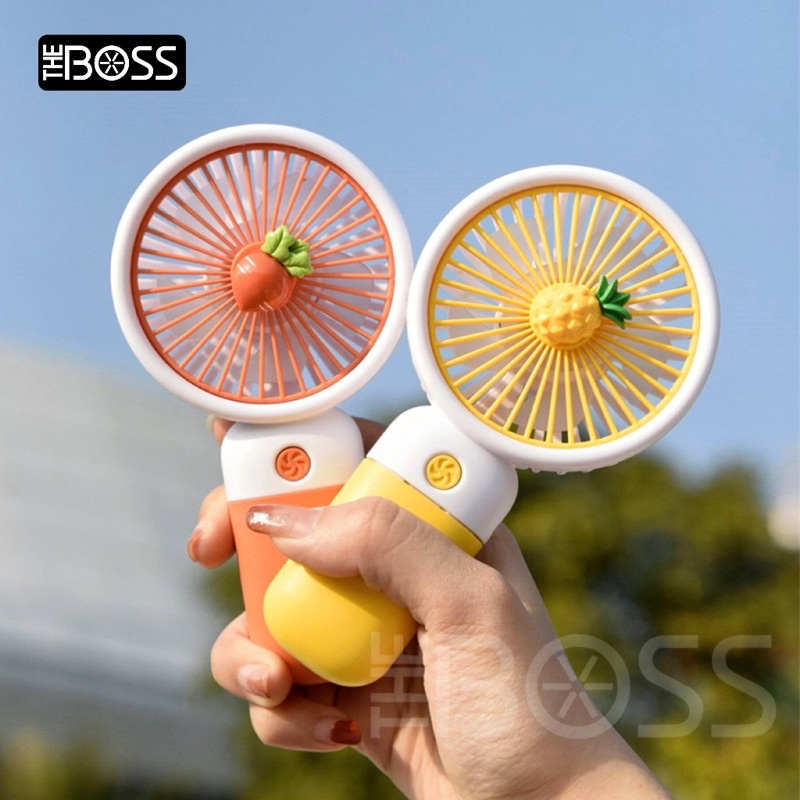 Mini Cute Portable Buah/ Kipas Lipat Charger Pegang Tangan Windy Kipas Angin Kecil Mini Fan Genggam Tangan Portable Usb