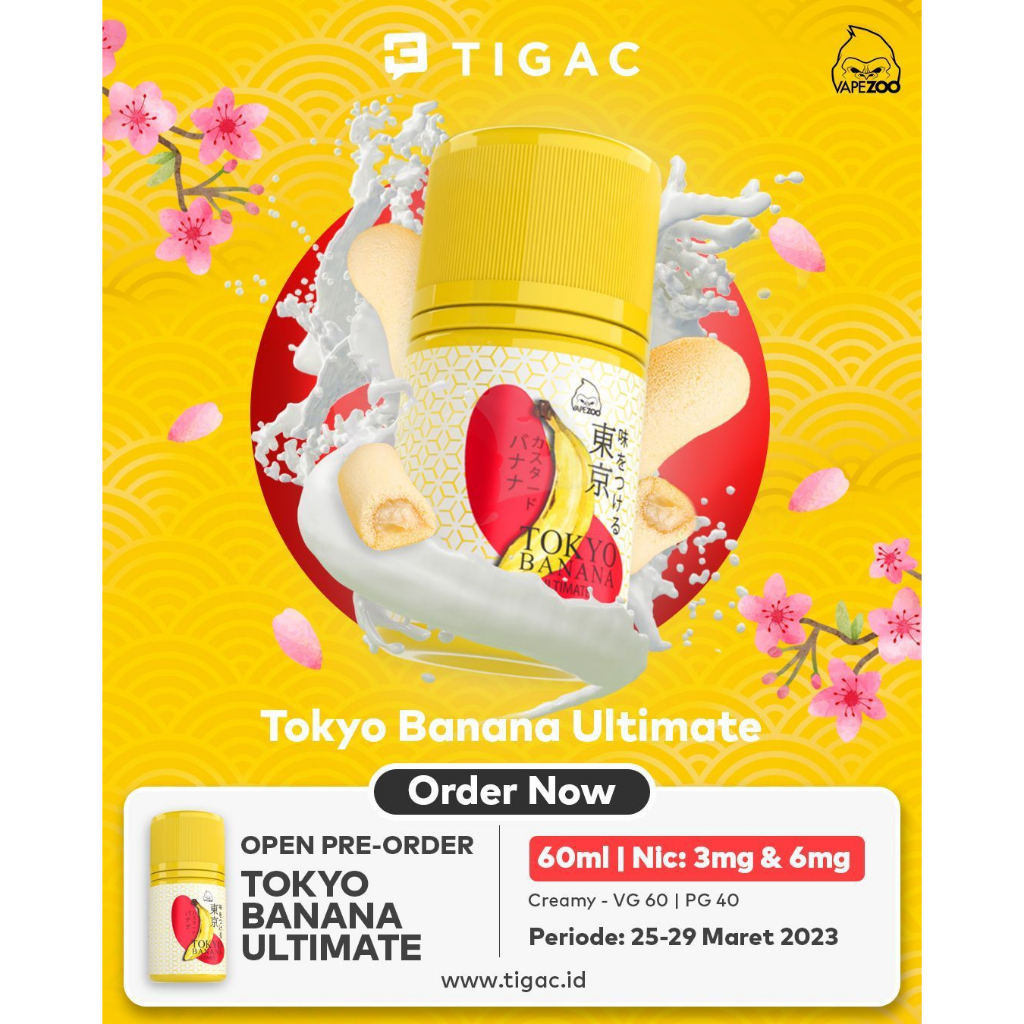 TOKYO BANANA ULTIMATE 60ML CUKAI 2023