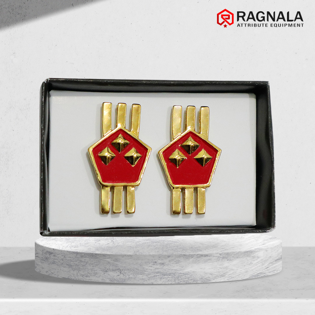 Pangkat PNS KEMHAN Golongan 3A 3B 3C 3D /Emblem Pin KEMHAN Premium Paku/Magnet