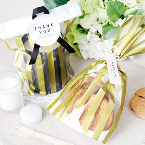 

10pcs Plastik Kemasan Cookies Biscuit Model Korea