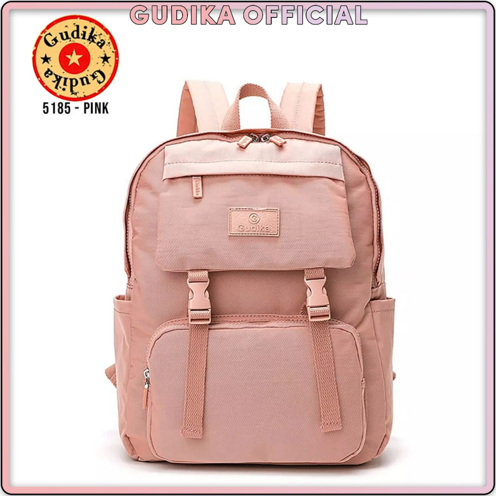 GUDIKA 5185 | Backpack Waterproof Wanita Tas Ransel Laptop Anti Air Import Original | Ransel Cewek | Ransel Perempuan | Tas Wanita