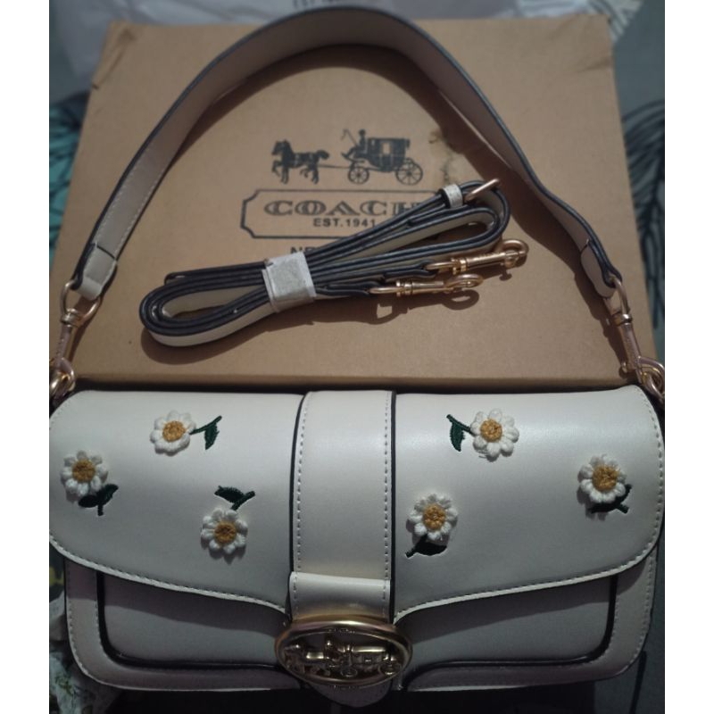 Hand bag/sling bag COACH FEDORA SUNFLOWER PRELOVED