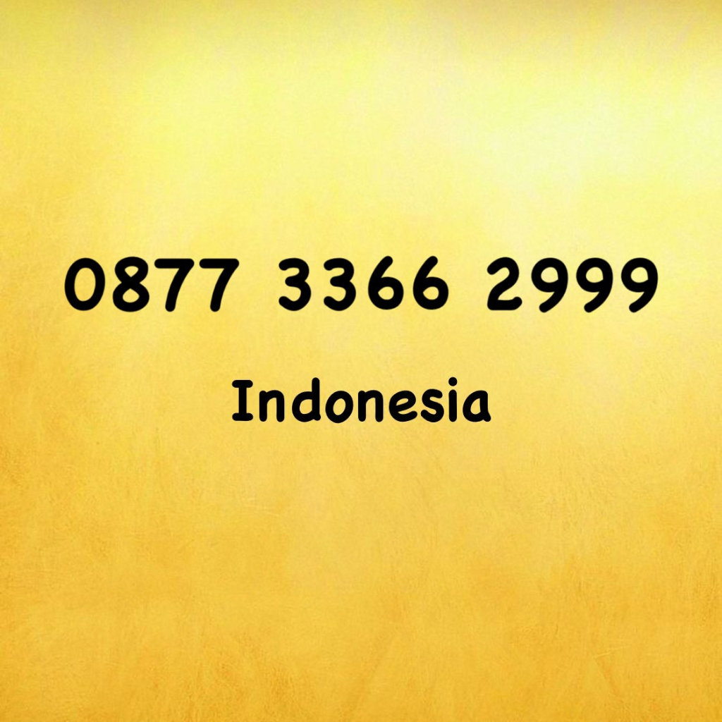 Nomor Cantik XL Bebas Triple A - 999 - 0877 3366 2999