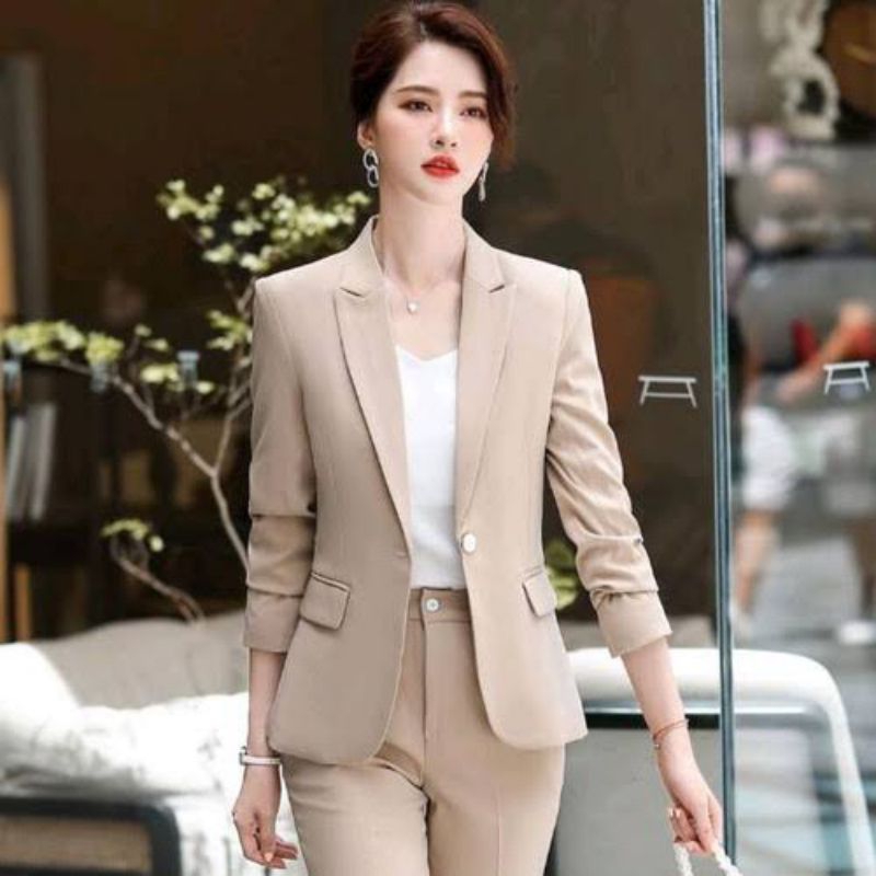 Blazer Wanita Korea - Blazer Wanita Casual