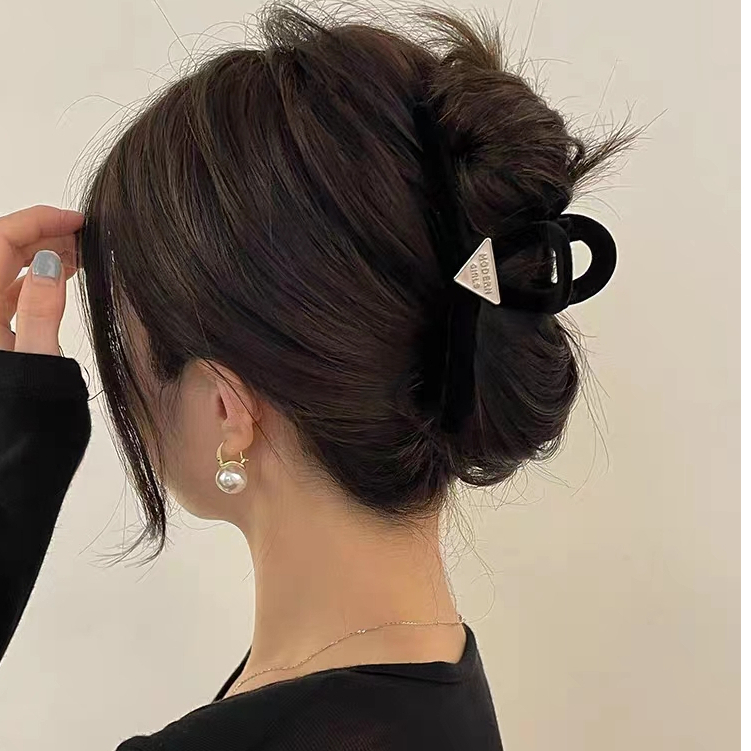 (Hello Girl)F216 Jepit Rambut Wanita Model Kain Terbaru Keren Gaya Korea Import