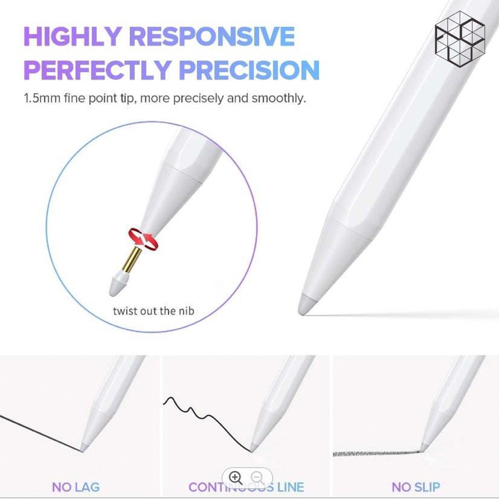 Pen Stylus Nib Replacement 10th / 11th Gen and 12th / 13th Gen for Acervo Stylus Ujung Pena / Pensil Capacitive Pencil