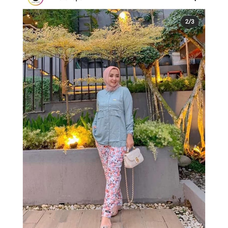 lagaya celana bunga