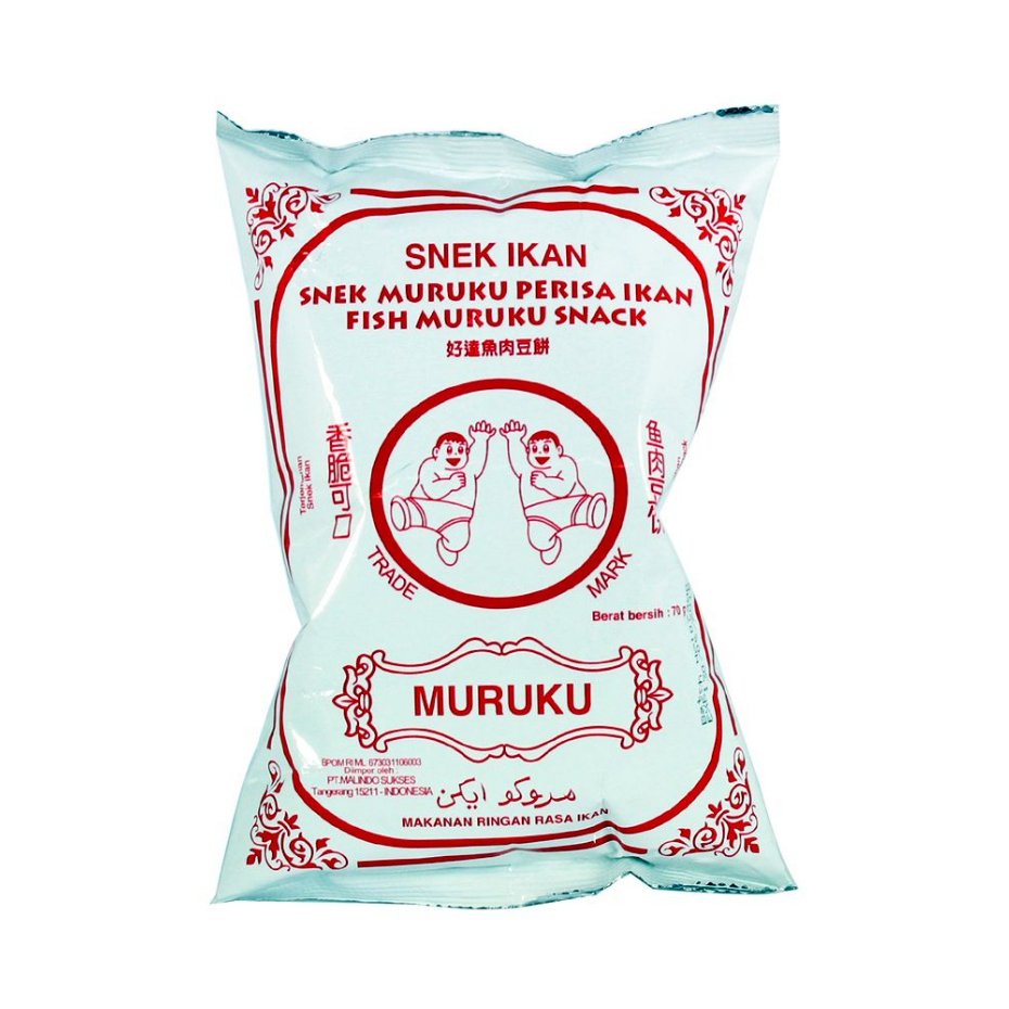 

Muruku Ikan Original / BBQ Snack Crispy Fish Muruku Otak Ku Ikan 70gr