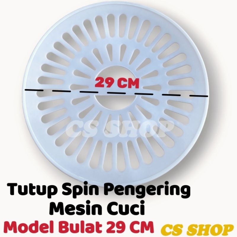 TUTUP SPIN PENGERING MESIN CUCI UMUM UNIVERSAL FULL UKURAN MODEL BULAT &amp; OVAL/PENUTUP MESIN CUCI PENGERING MODEL 2 TABUNG UKURAN LENGKAP