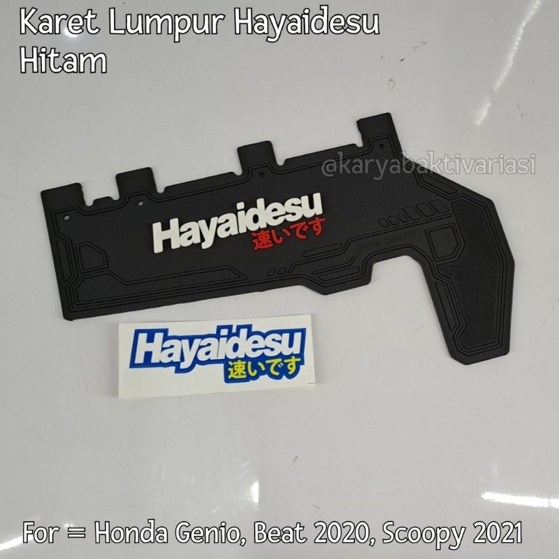 KARET LUMPUR HAYAIDESU FOR HONDA BEAT 2020, GENIO, SCOOPY 2021