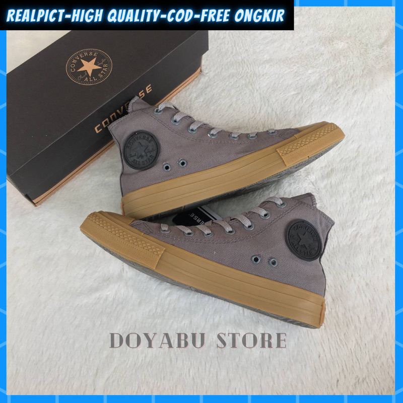 Sepatu Converse All Star CT Chuck Tailor Tinggi High Terupdate Sneakers Kasual Pria Wanita Convers A