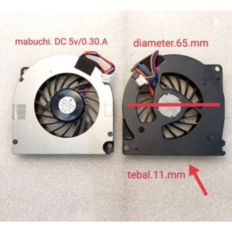 KIPAS CPU DC 5 volt / FAN KEONG BLOWER DC 5V / KIPAS STB