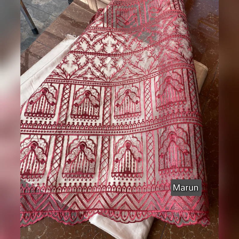 TILLE AWKARIN, BAHAN KEBAYA / BAHAN BROKAT / BRUKAT