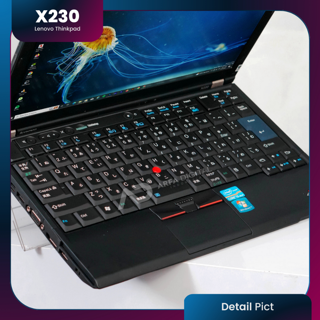 Laptop Lenovo Thinkpad X230 Core I5 Ram 8GB SSD 256GB Murah Cocok Buat Office Original Bergaransi