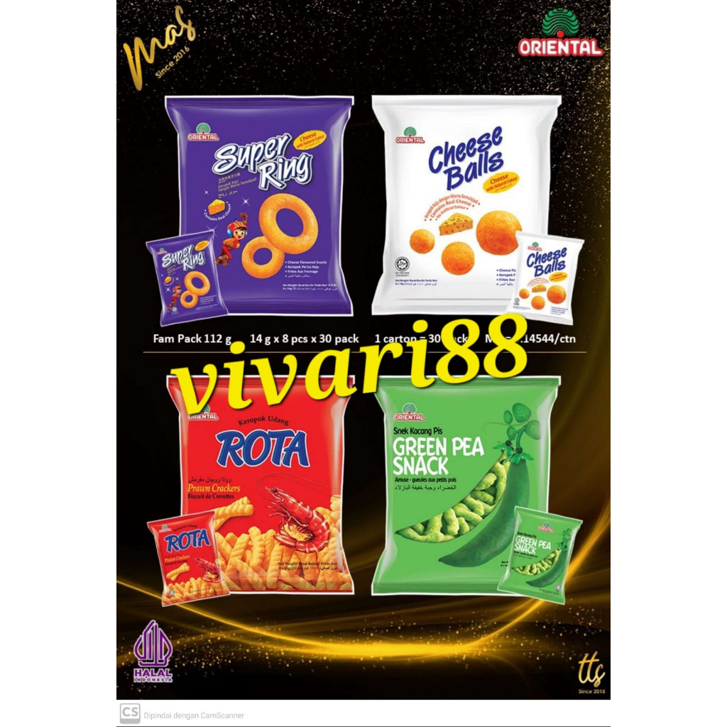 

Oriental Cheese Balls / Super Ring Cheese Family Pack 8pcs