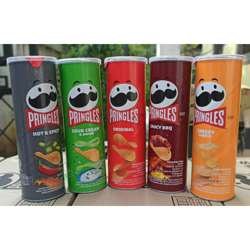 

[TERMURAH PRINGLES 107 gr JUMBO exp Jan 2025] Pringles Original kripik kentang asli/Makanan Ringan Kentang/Crips potato