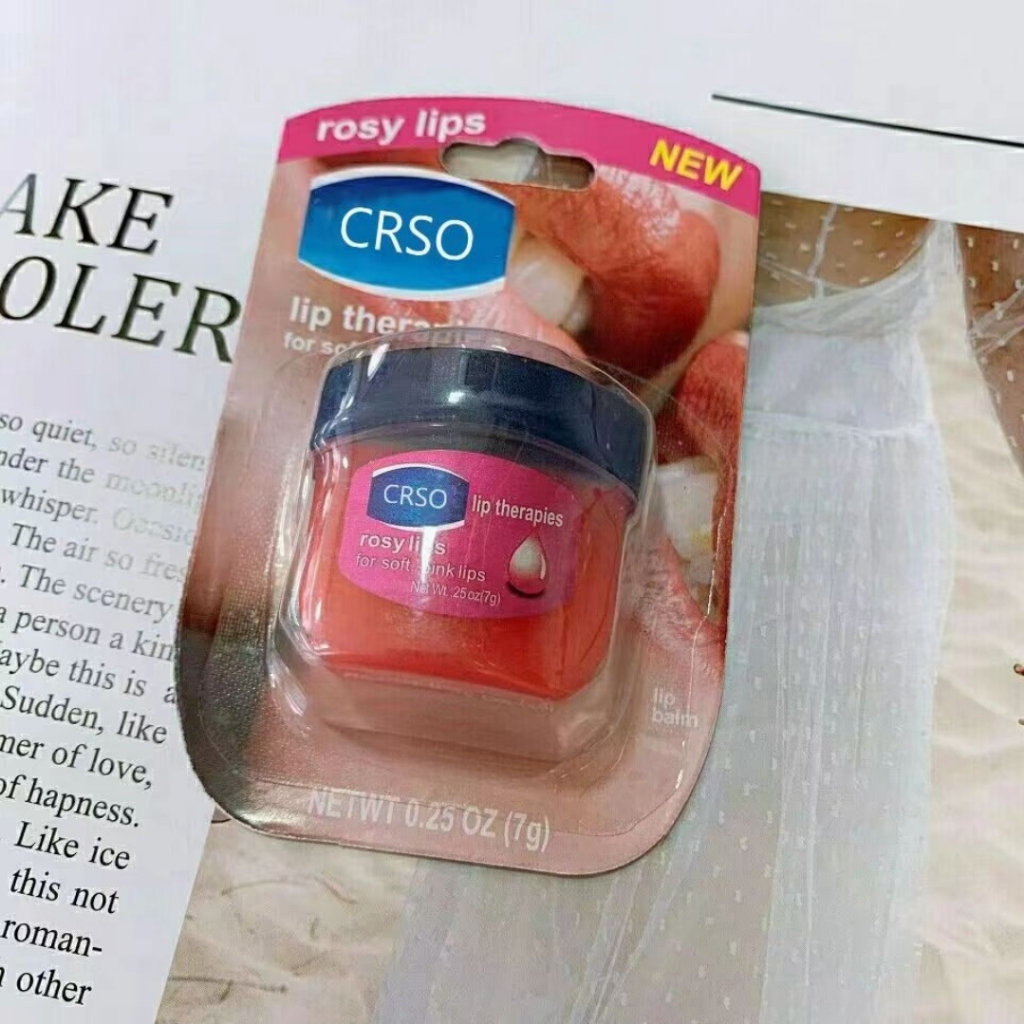 COD Termurah !!! CRSO Lip Therapies Rosy Lips SOFT PINK USA / Lipbalm Liptint Lipgloss Pelembab Bibir Pemerah Bibir Pink Korea Kosmetik Wanita Mirip Vaseline Lip Therapy Lip Balm Anak Sekolah Make Up Mencerahkan Bibir Hitam Bibir Kering Menjadi Bibir Pink