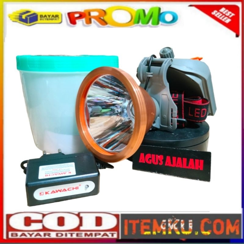 ✅PROMO Senter kepala 100w 100watt kawachi LP-100G ## SENTER KEPALA 100W KAWACHI LP-100G LAMA PENCAHA