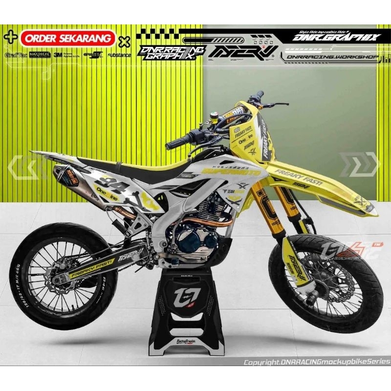 Decal Klx Crf Dtx Gordon Custom Design Supermoto/Motocross