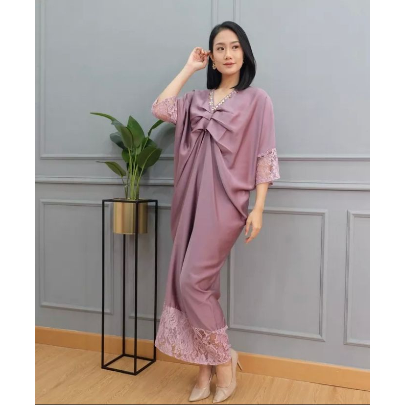 Kaftan Dress Satin Silk BEST SELLER / Kaftan Lebaran Satin Silk Premium / Kaftan Dress / Kaftan Kond